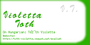 violetta toth business card